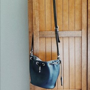 Leather Bucket Purse